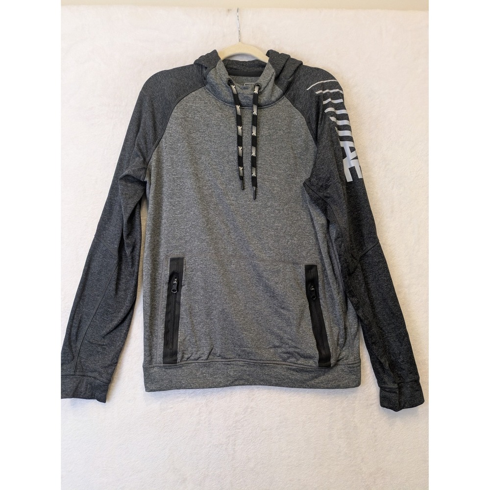 American Eagle Outfitters Men's Size S Flex Hoodie Gray Heathered Raglan